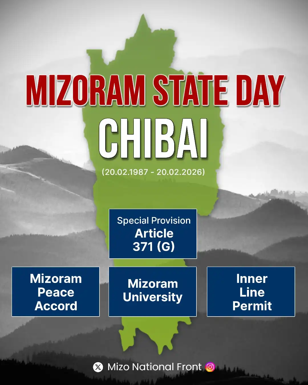 State Day, 2026 lo thleng ah President Pu Zoramthanga thuchah