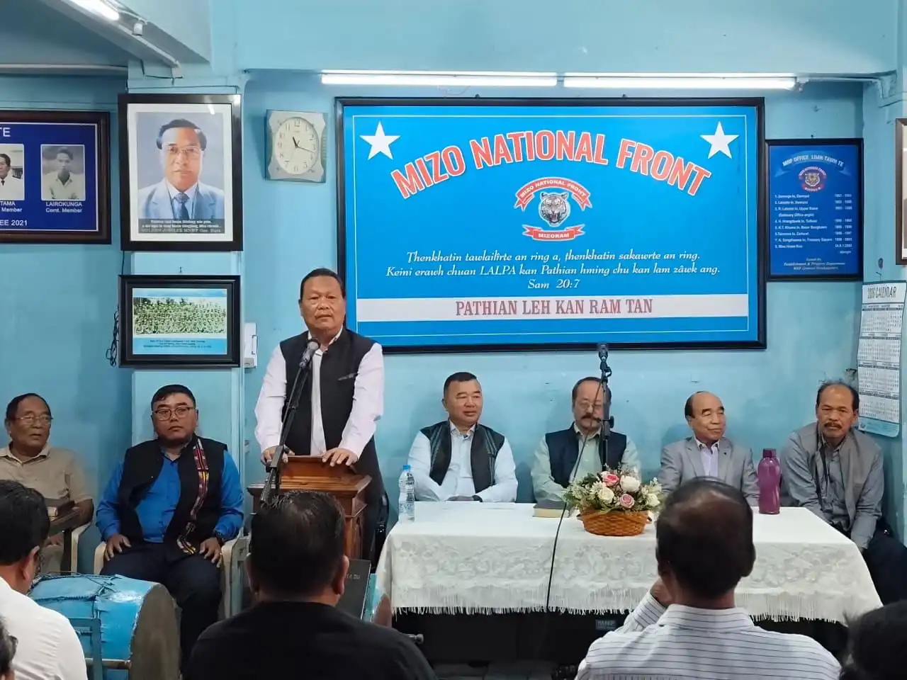 Ex MNA President in Hnam Run ah thu a sawi