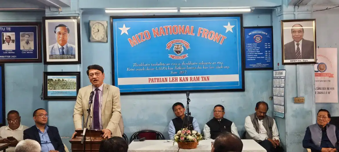 Mizoram sorkar chu mipuite harsatna tizuala Oil mana 'Cess' a lak mek titawp  tûrin kan phut- Ramthanmawia, MLA
