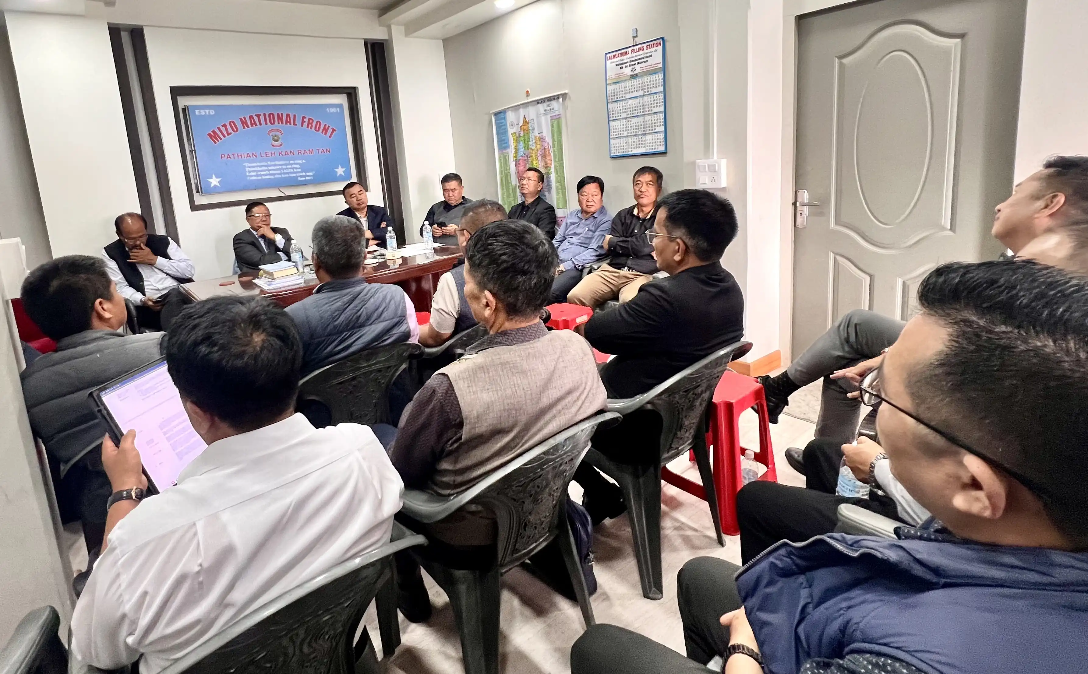 MNF General Headquarters Elected OB leh General Secretary ten meeting nei