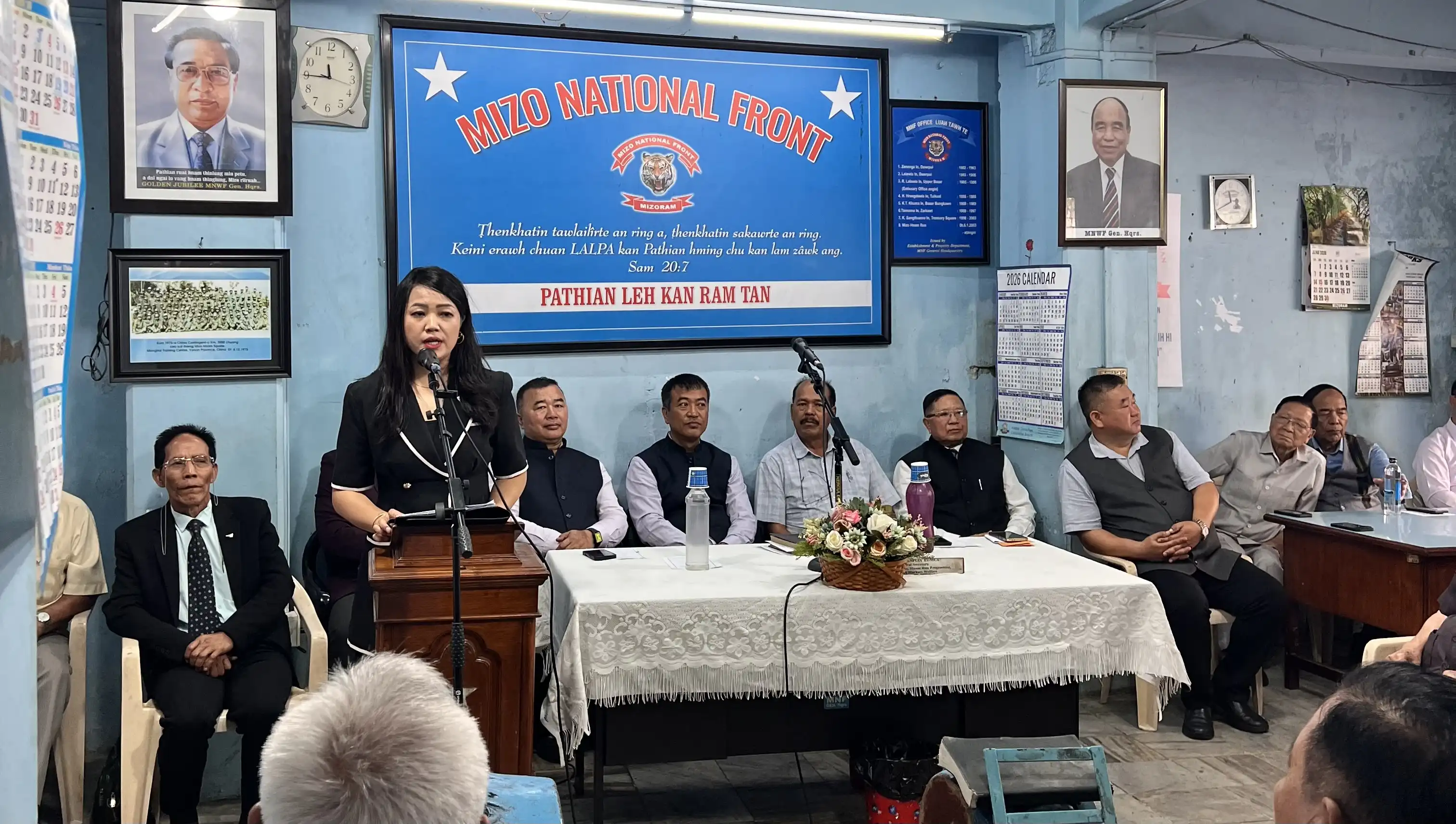 MNF MP (RS) candidate Nl Zothansangi Hmar