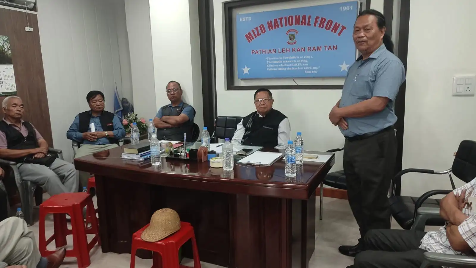 MNF Sr. Vice President kaihhruaina hnuaiah Ex MNA leh PAMRA ten inkawmhona nei