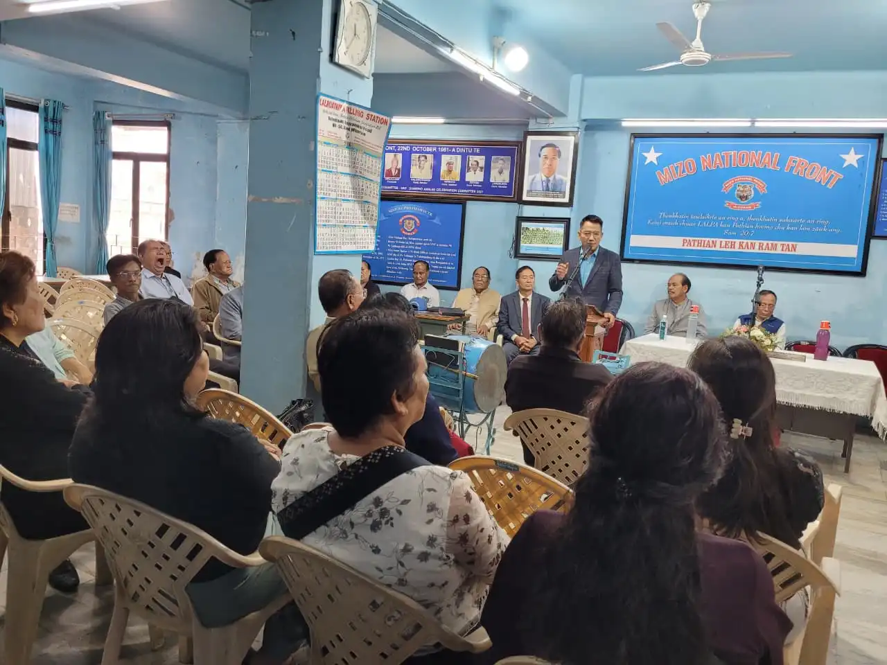 FCRA MNF in duhlo. All party meeting-ah sawiho a rawt: J Malsawmzuala Vanchhawng MNF GS
