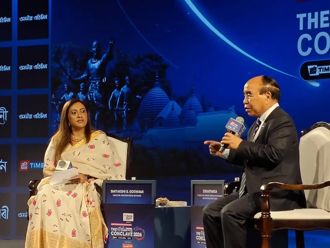 MNF President Pu Zoramthanga Pratidin Media Network 5th Conclave ah a tel- One on One Interview Session hlawhtling takin a nei